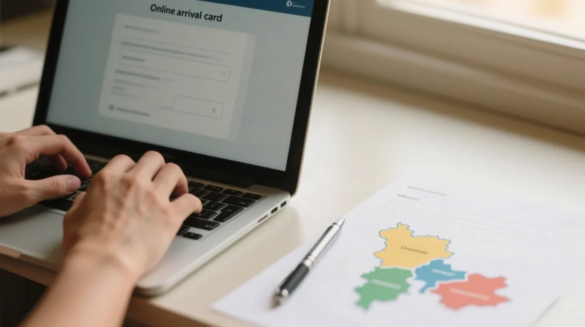 Completing the Hotel Booking and Accommodation Address